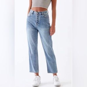 Pacsun high rise straight jeans 27 short